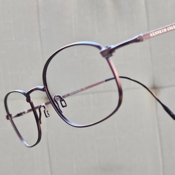 Kenneth Cole Men Eyeglasses Frame Brown Tone Glasses BEND STILLER Made Italy